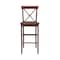 International Concepts X-Back Bar Height Stool, 30" Seat Height, Espresso S581-6133 - alternate 3